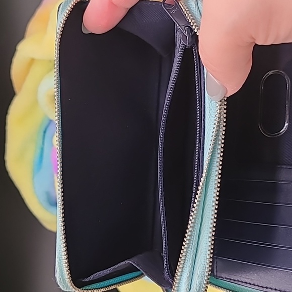 Halogen by Nordstrom - bicolor leather double wristlet - Picture 9 of 9